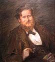 portrait of the painter fritz rumpf
